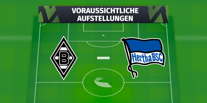 Borussia Mönchengladbach – Hertha BSC: Die voraussichtlichen Aufstellungen