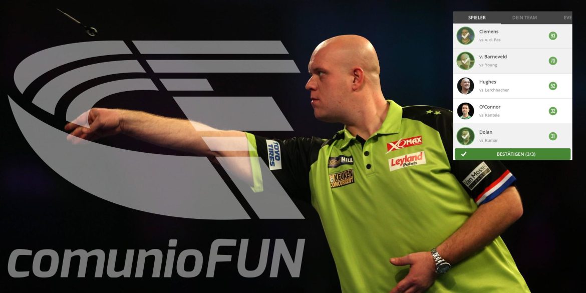 Das Managerspiel zur Darts WM 2020: Hole dir MvG, Price & Co. in dein ComunioFUN-Team!